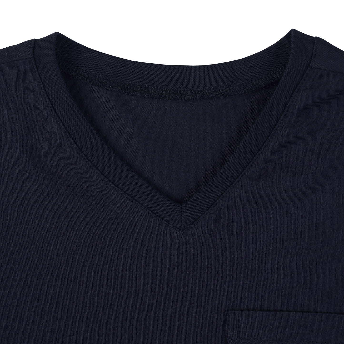 2li V Yaka Basic Tshirt lacivert v yaka tişört detayı, Jo&Juke çocuk modası için ideal seçim.