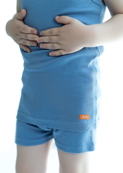 3'lü düz renk erkek çocuk boxer seti, organik erkek çocuk boxer seti ile konforlu iç giyim.