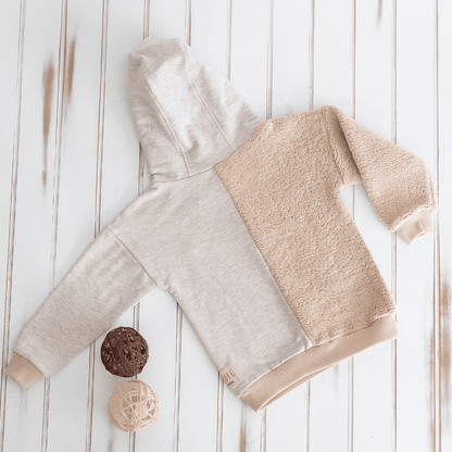 Teddy Sweatshirt - Çocuk Giyim Takımı | Jo&Juke, SKU P0262S, Etiketler Gri-Kahverengi Kombin,kıs,oversize sweatshirt,Pamuk-Elasthan İki İplik,Polyester Koyuntüyü,Çocuk Takım,Şık Çocuk Giyimi