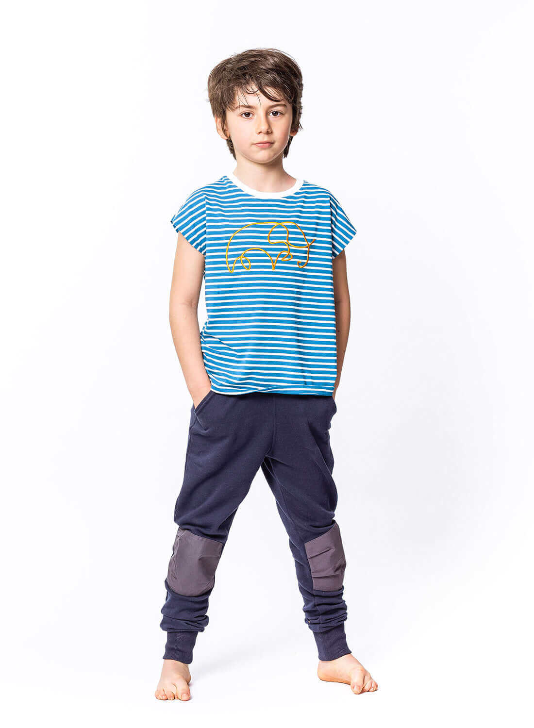 Deep Blue T-Shirt - T-Shirt | Jo&Juke, SKU P0005S, Etiketler