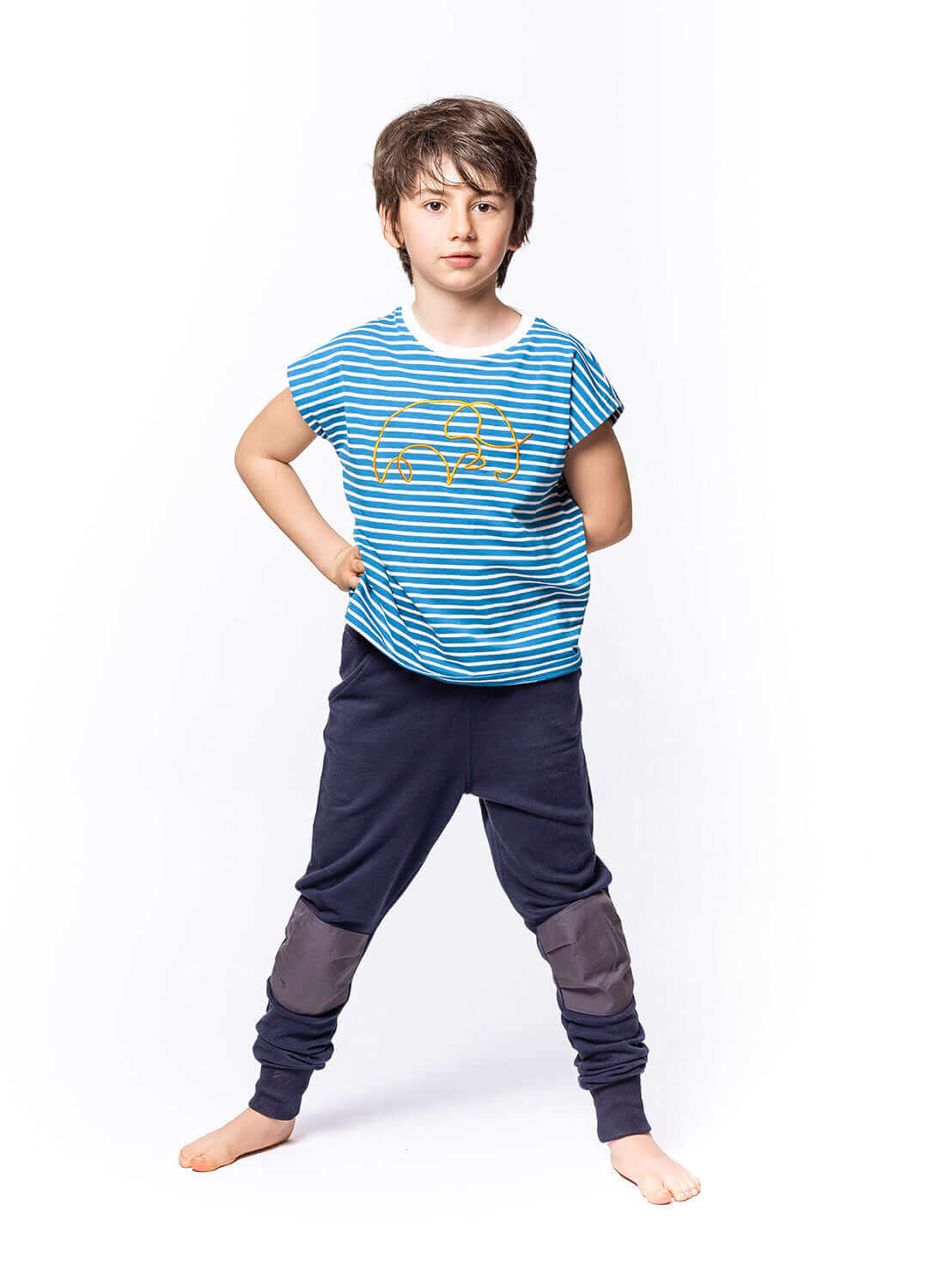 Deep Blue T-Shirt - T-Shirt | Jo&Juke, SKU P0005S, Etiketler